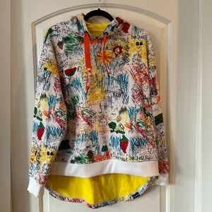 Burton × L.A.M.B Graffiti Hoodie Large Gwen Stefani Collaboration Y2K Streetwear